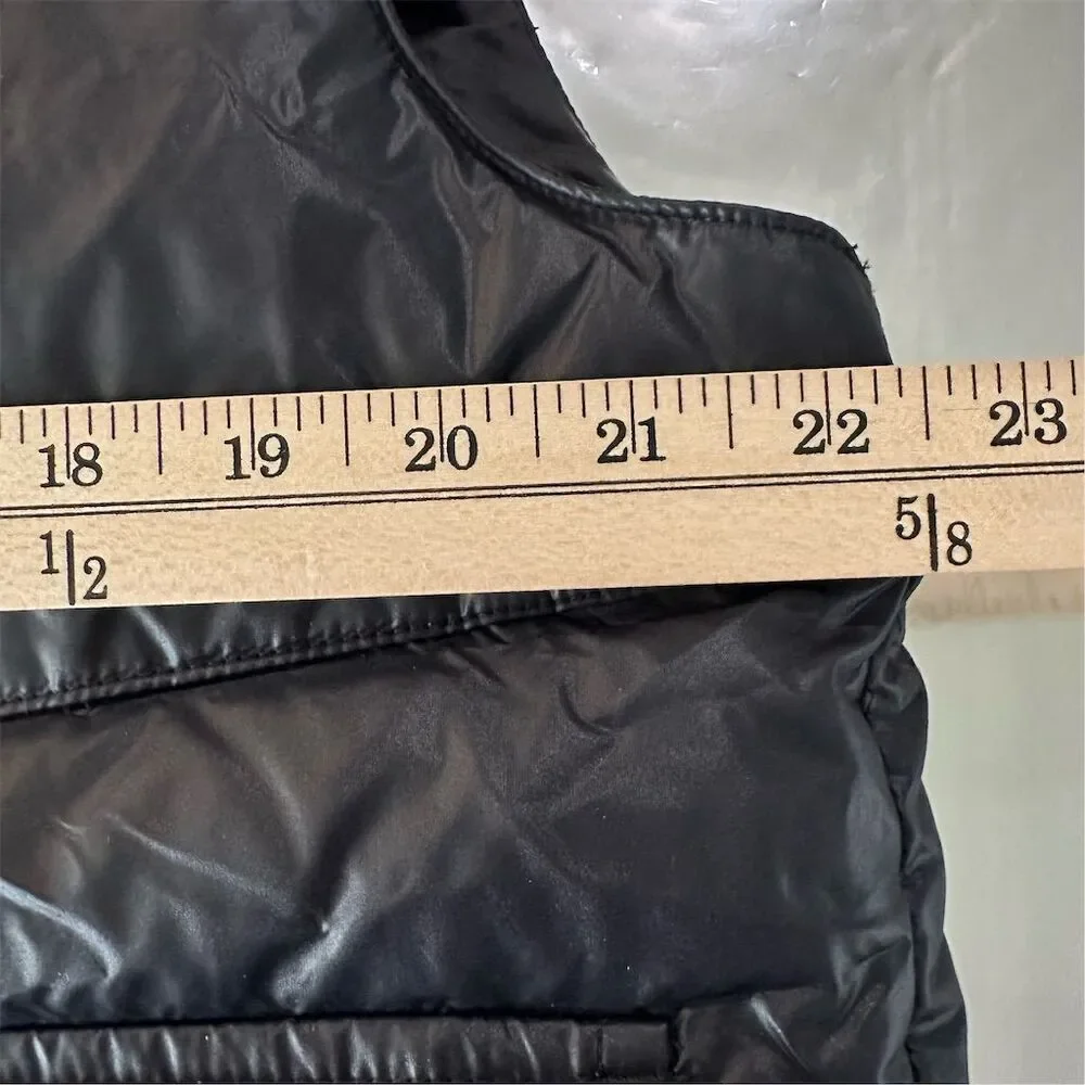 Edwin Men's Black Puffer Vest Size M‎ Sleeveless Casual Lightweight